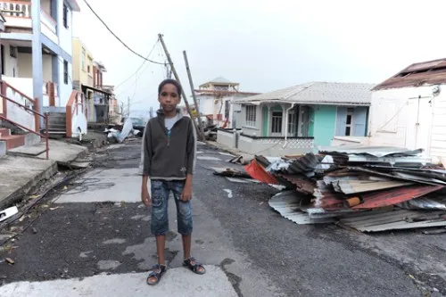 boy in the Caribbean