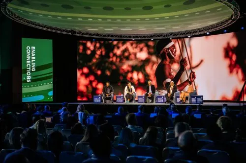 A panel at a Global Summit Event