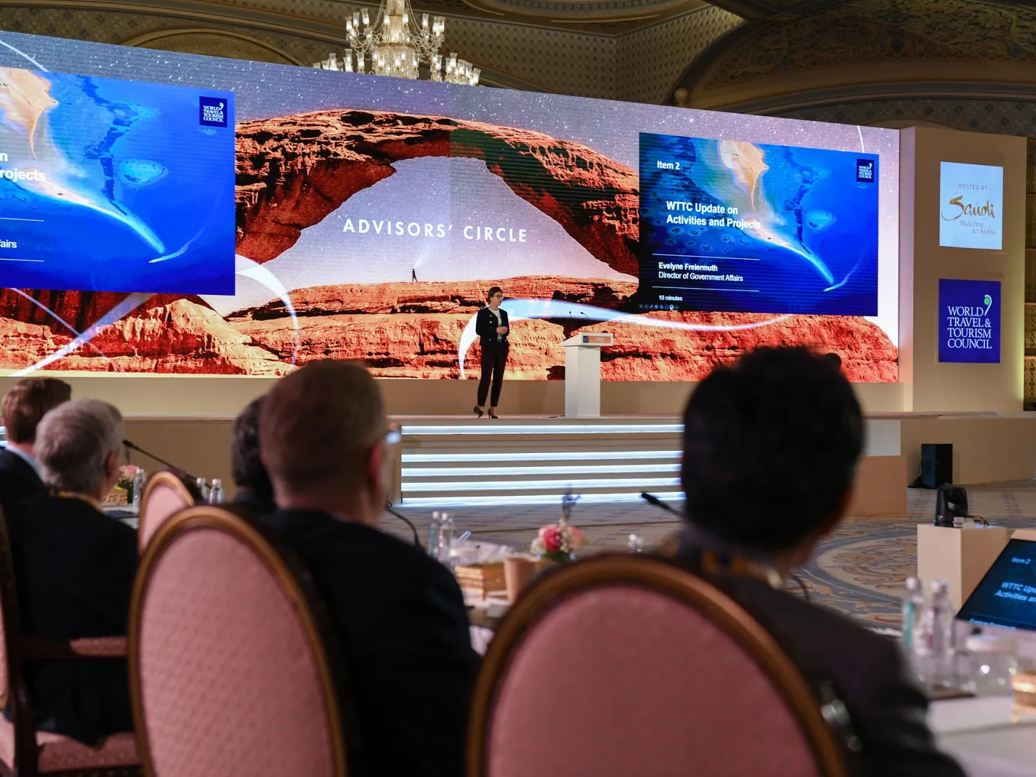 people attending an event