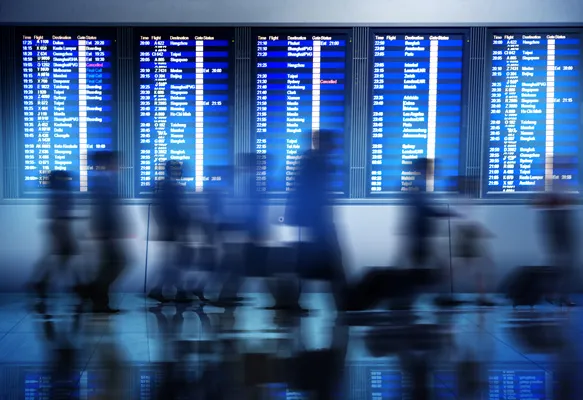 Travel and blurred motion - listing tile